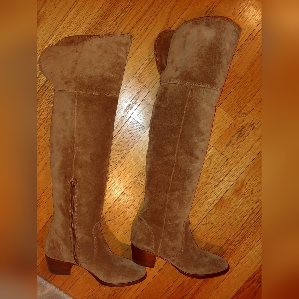 Frye Over the Knee Brown Suede Boots 6.5